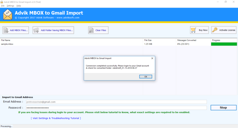 import apple mail to gmail