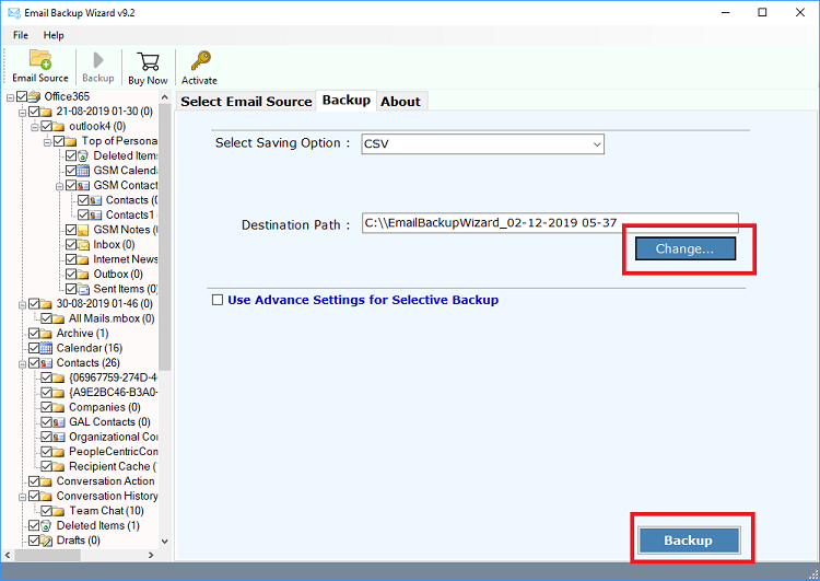 Office 365 to CSV Converter - Export Office 365 Emails to ...