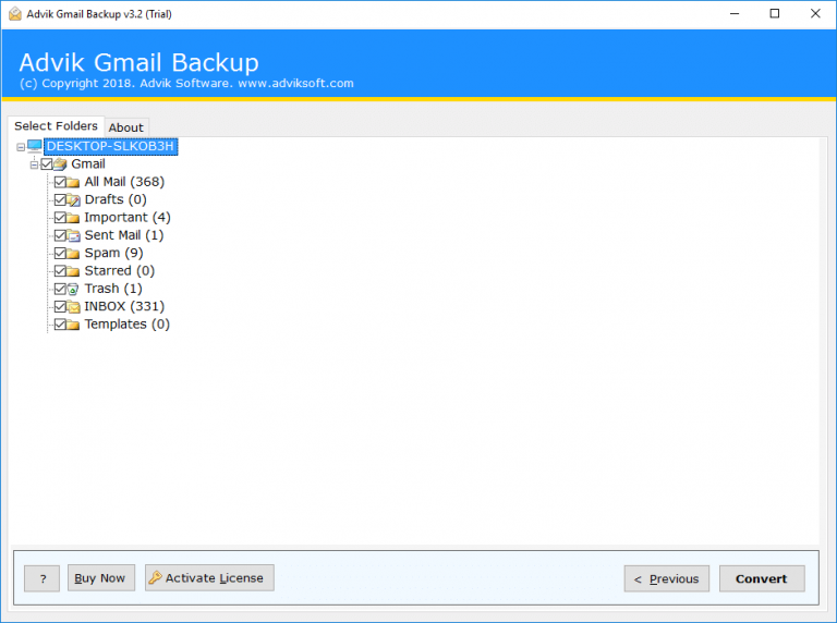 advik email backup wizard