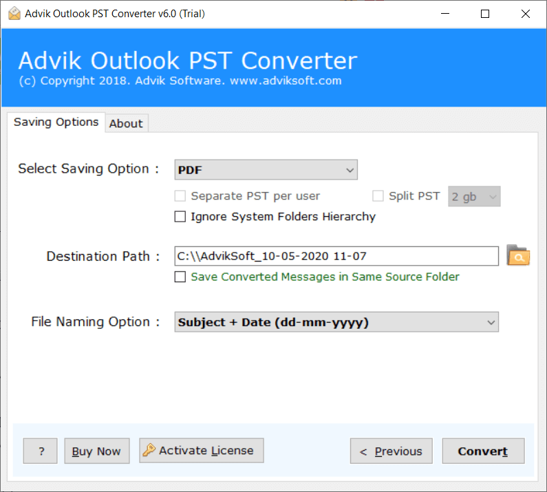 print out pst file without outlook