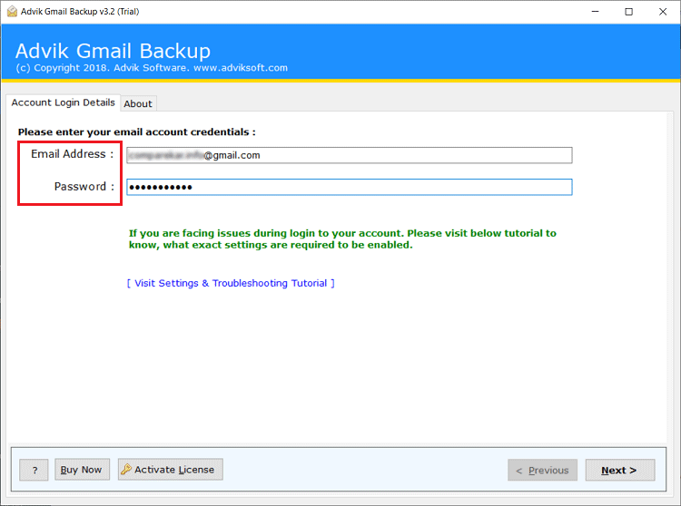 advik gmail backup tool review