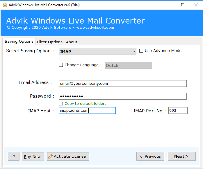 windows live mail convert messages to photo emails