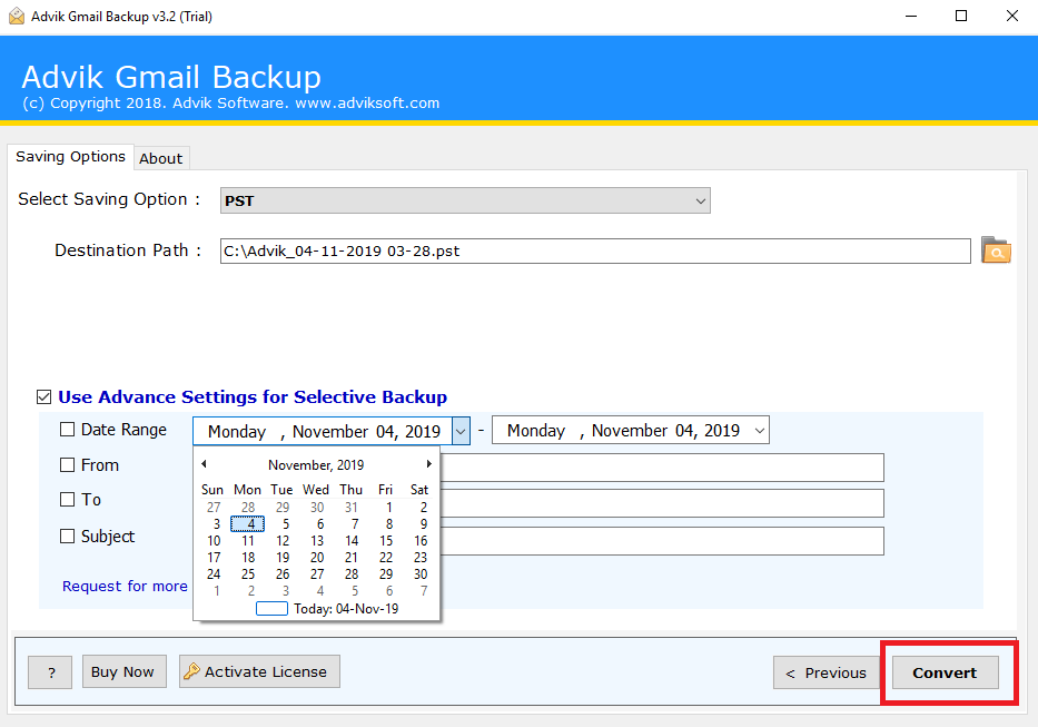 gmail export tool