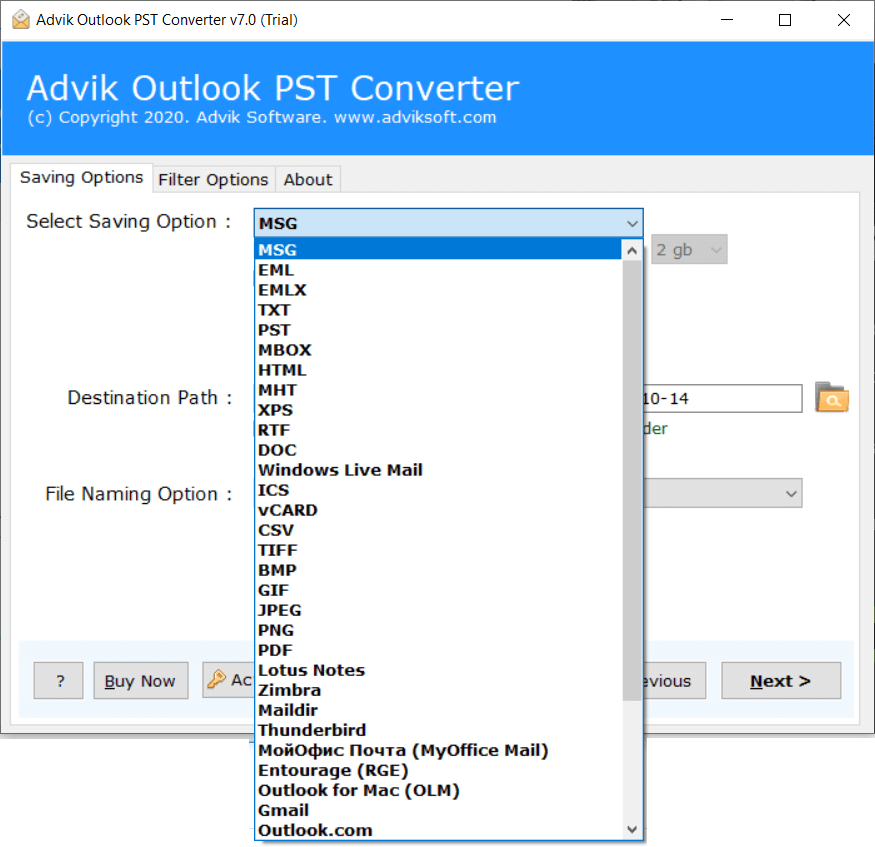 best pst export tool