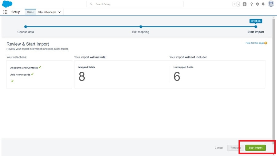 import outlook contacts to salesforce