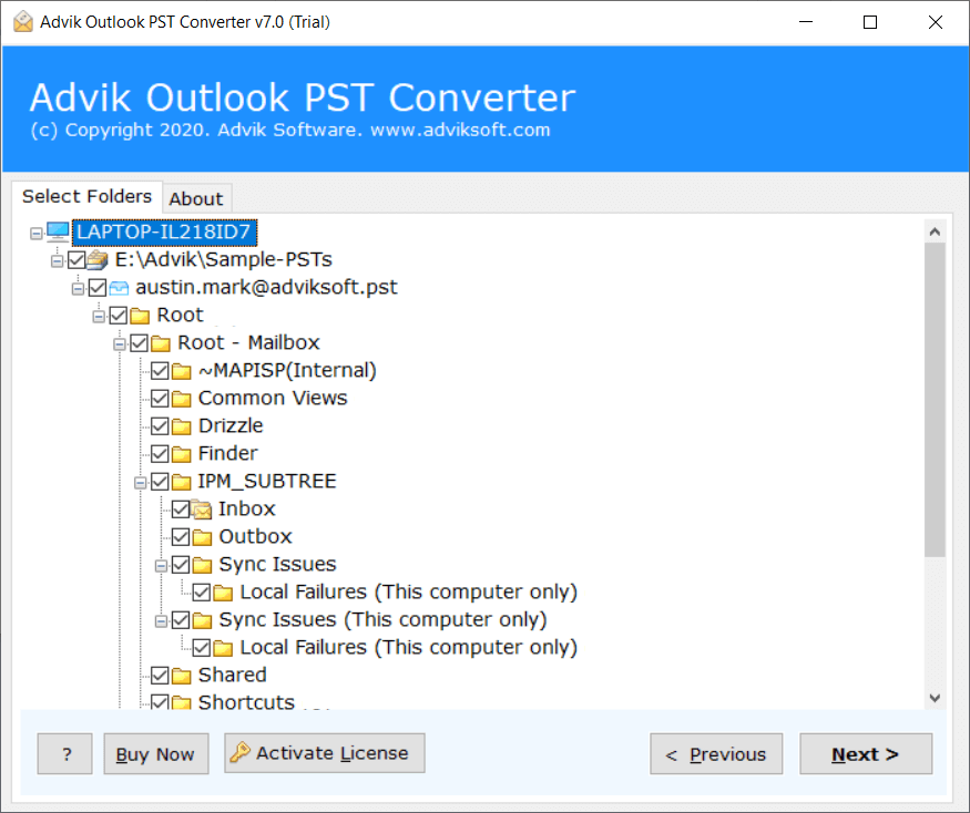 export pst file to protonmail