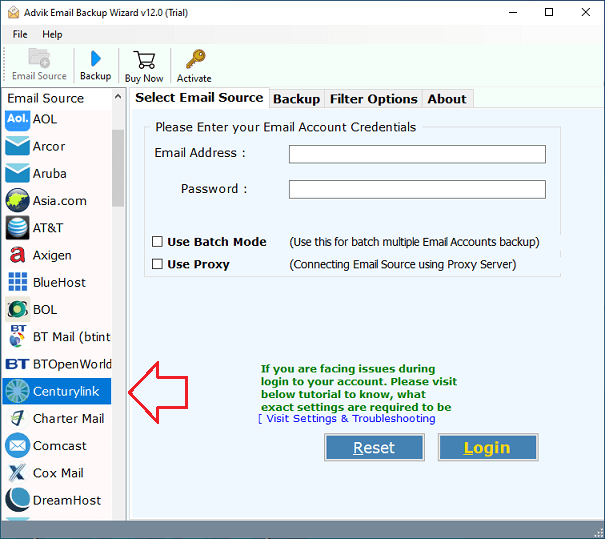 How To Backup Centurylink Email To Computer