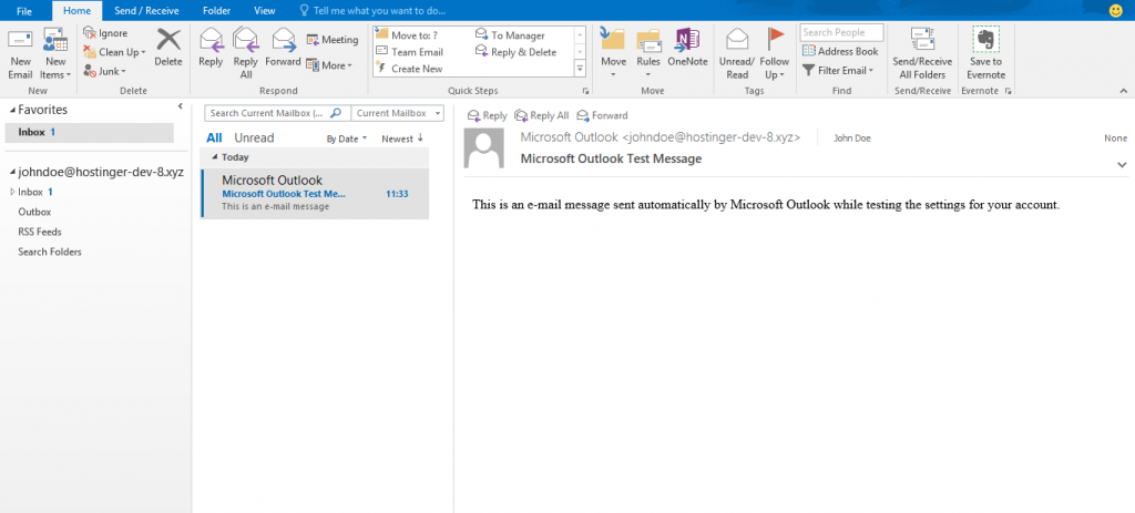 transfer Hostinger emails to outlook 365