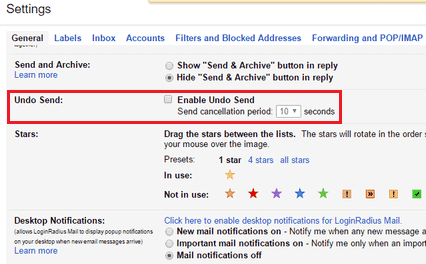 Advanced Features of Gmail 