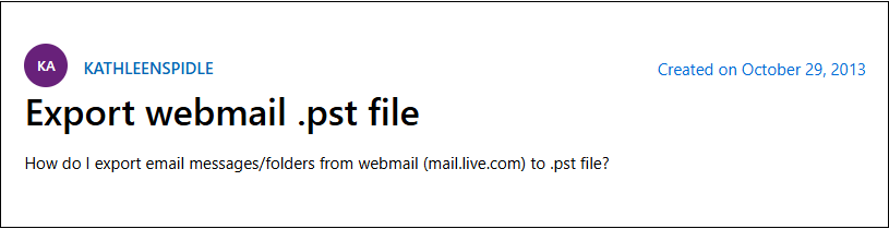 webmail to pst