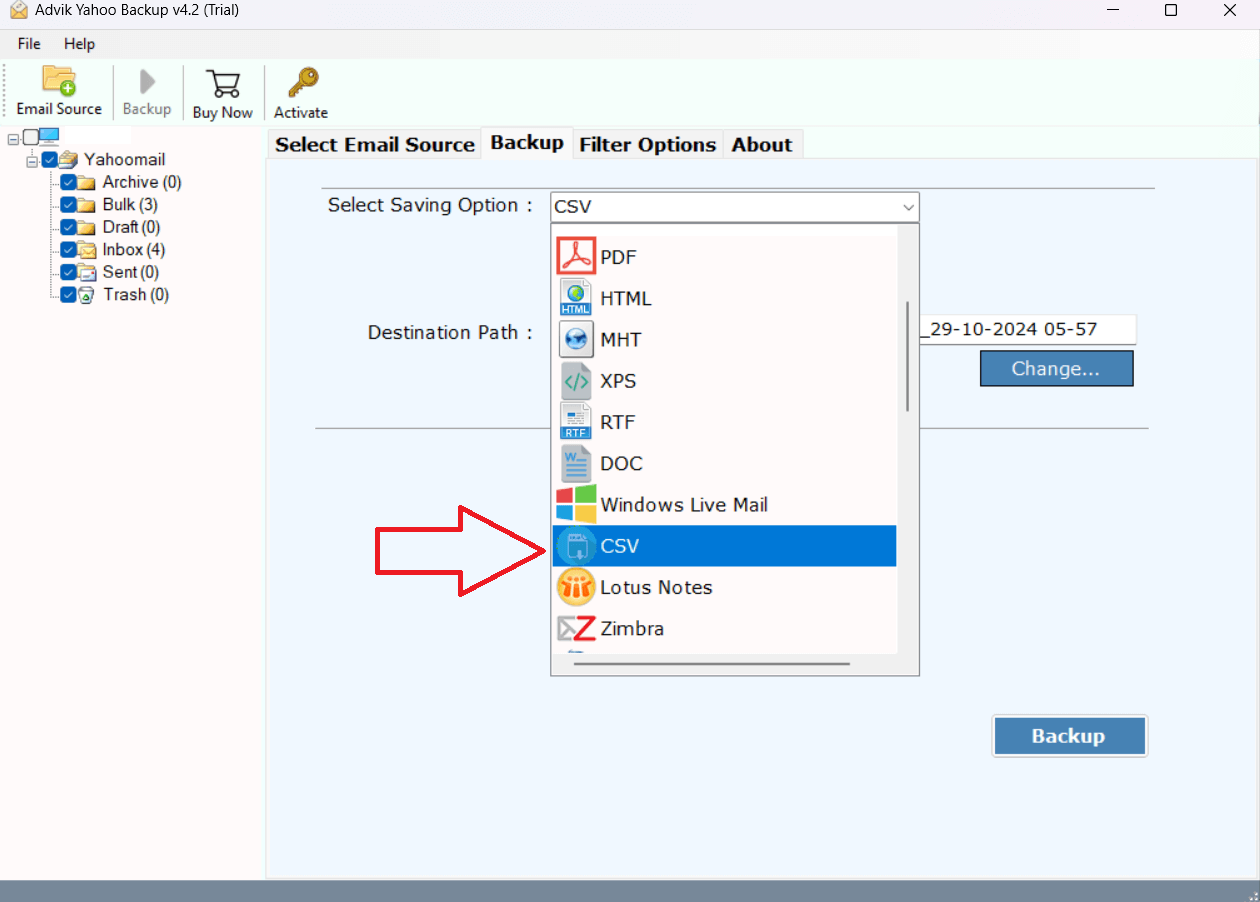 select csv