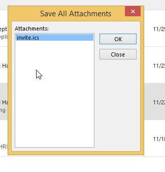 Save Multiple Attachments from Multiple Emails in Outlook