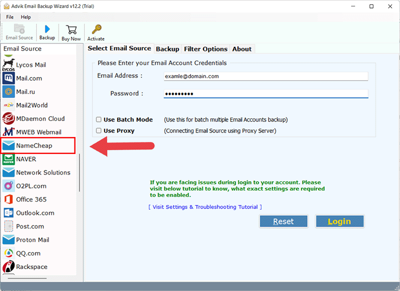 Namecheap email backup 1