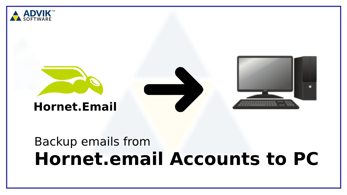 backup emails from hornet.email account to computer