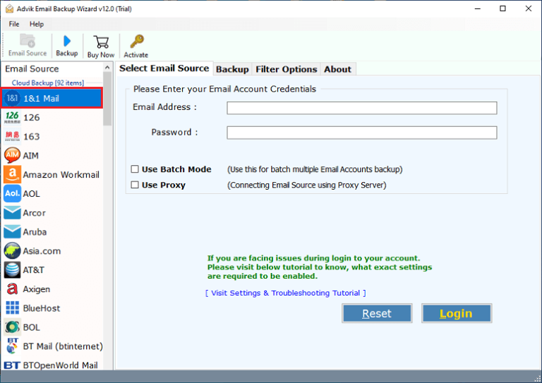 download ionos emails to pst file