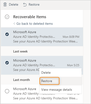 recover deleted emails from office 365 admin