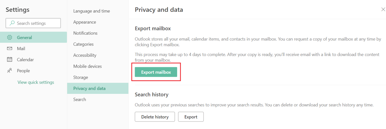 How To Export All Emails From Office 365 Webmail 9987