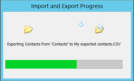 export outlook contacts to jabber