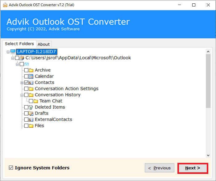 convert outlook contacts to text