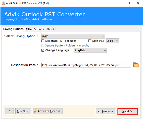 Outlook not exporting all emails