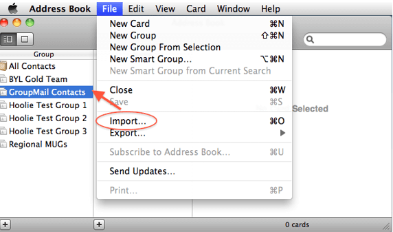  Import Outlook Contacts to Mac Mail