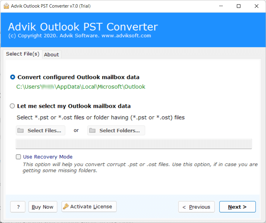 Outlook not exporting all emails