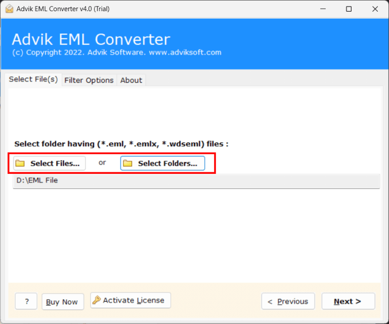 Import EML to Exchange Mailbox