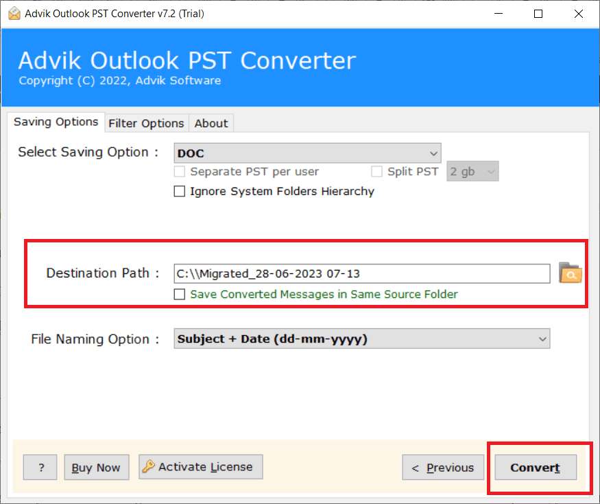 pst to word converter