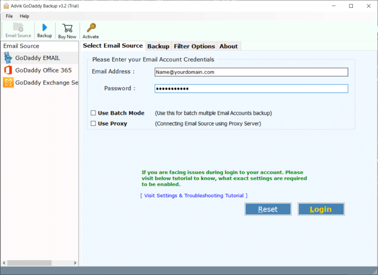 migrate email from GoDaddy to HostGator