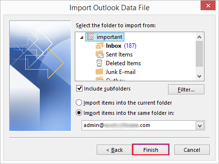 import PST to resource calendar 