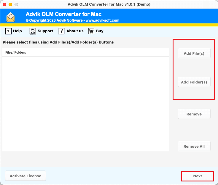 convert olm to mbox