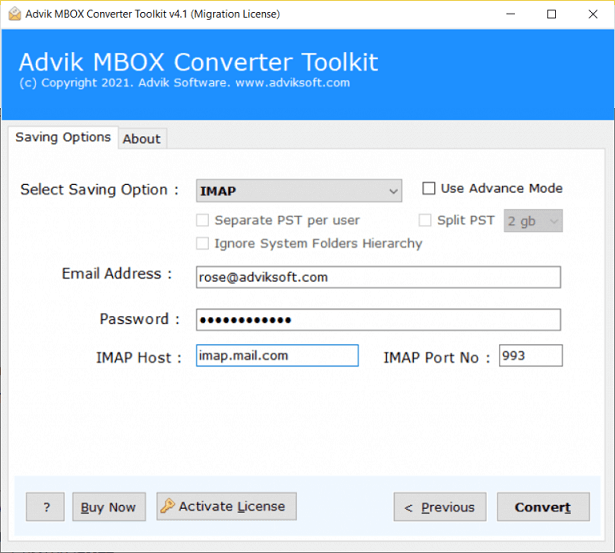 enter workmail account credentials