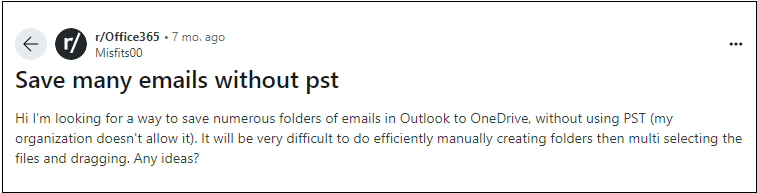 save outlook emails to hard drive query