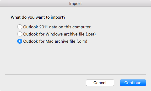 import pst to mac outlook