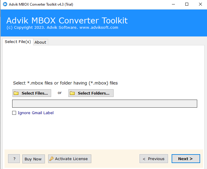 run the tool to import MBOX to Dovecot Server