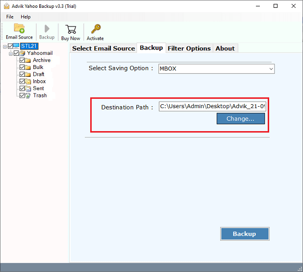 Backup Spectrum Emails