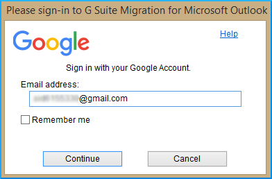 Launch the tool and enter your Gmail account login credentials