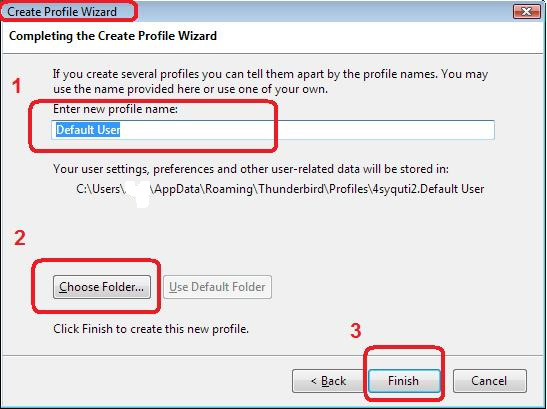 repair corrupt thunderbird profile