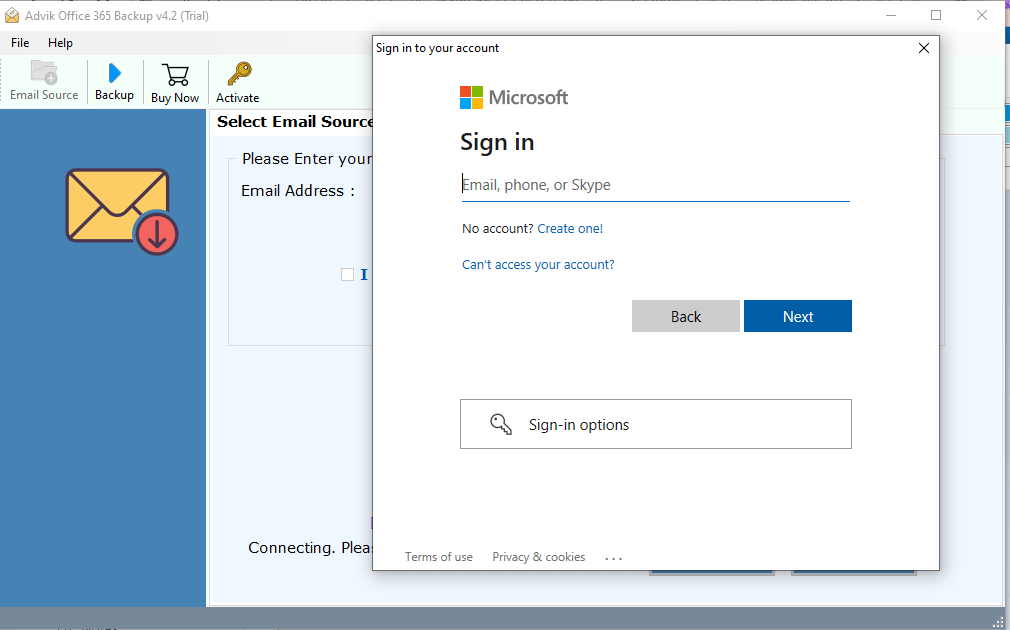 Login to your Office 365 account