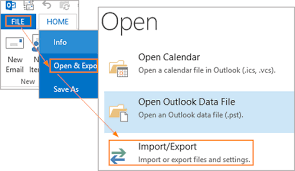 export shaw emails to Outlook