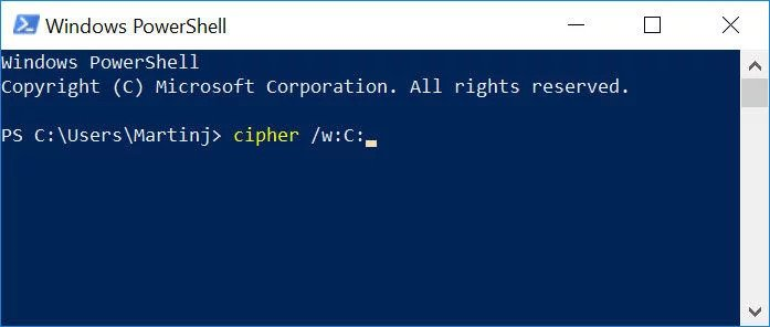 permanently delete files from computer via command prompt