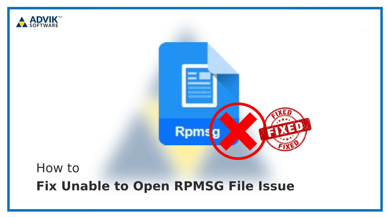 unable to open rpmsg file