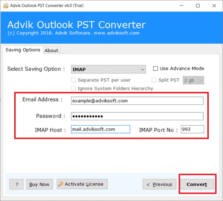 import pst to bluemail