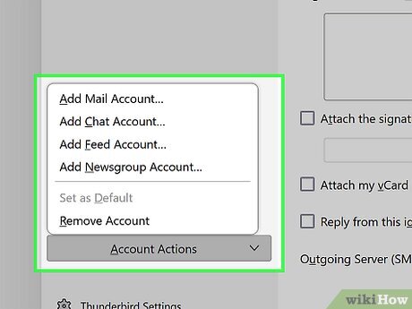 select Add a Mail Account