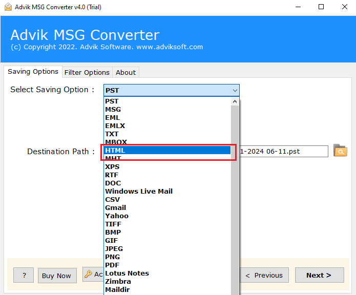 best msg to csv converter