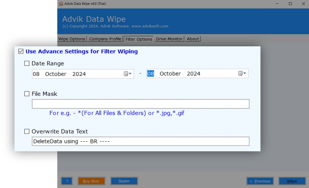 Data Wipe Tool Software to Erase Data Permanently