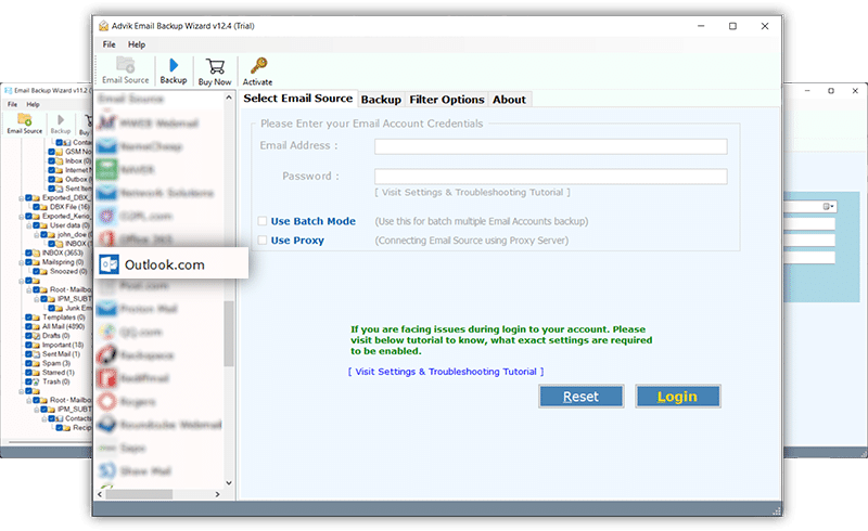 Outlook Mail Backup Tool